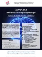 ¡PLAZAS AGOTADAS! Seminario Introducción a la psicopatología