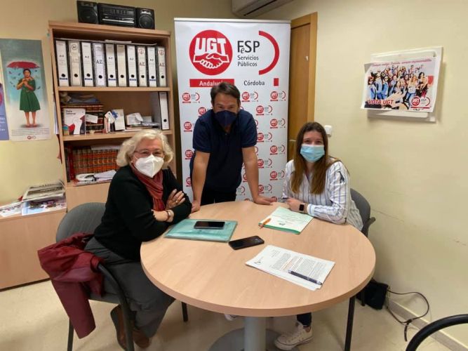 LA VOCALIA DE EDUCACION DEL C.P.T.S. CORDOBA SE REUNE CON UGT