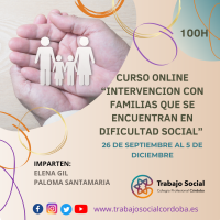 CURSO ONLINE "INTERVENCION CON FAMILIAS QUE SE ENCUENTRAN EN DIFICULTAD SOCIAL"