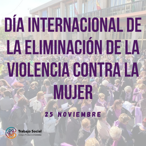 25N - COMUNICADO DEL GRUPO DE VIOLENCIA DE GENERO DEL C.P.T.S. CORDOBA