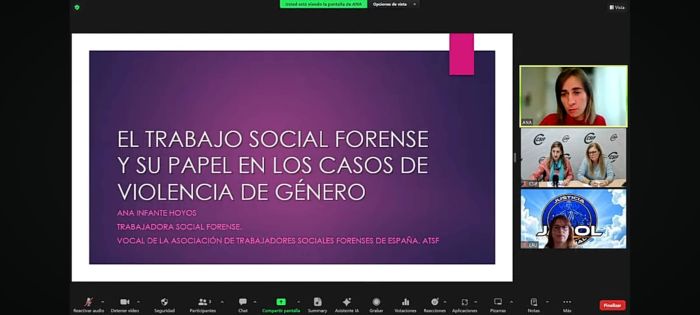 EL GRUPO DE TRABAJO DE VIOLENCIA DE GÉNERO DEL C.P.T.S. ASISTE A LAS LA JORNADA SOBRE EL TRABAJO SOCIAL FORENSE Y SU PAPEL EN LOS CASOS DE VIOLENCIA DE GENERO
