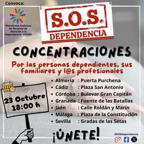 ⚠ ¡¡¡LLAMAMIENTO A LA CONCENTRACIÓN!!! #SOSDEPENDENCIA ⚠