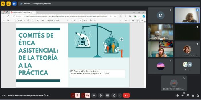 WEBINAR: "Comités de Ética Asistencial: De la Teoría a la Práctica