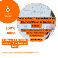 Curso online: “Herramientas de intervención social en el Trabajo Social: Observación, entrevista e informe social. Herramientas fundamentales”