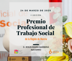 Acto "Premio Profesional de Trabajo Social" (V Edición) 24 de marzo a las 17:30h.