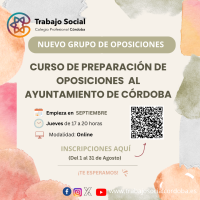 NUEVO GRUPO: PREPARACION DE OPOSICIONES PARA EL AYUNTAMIENTO DE CóRDOBA