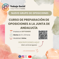NUEVO GRUPO: PREPARACION DE OPOSICIONES PARA LA JUNTA DE ANDALUCÍA 