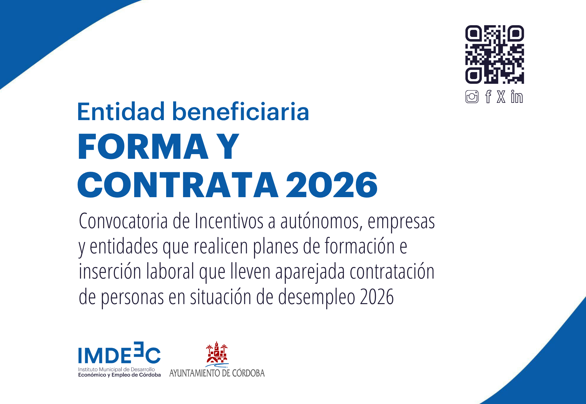 ENTIDAD BENEFICIARIA SUBVENCION IMDEEC